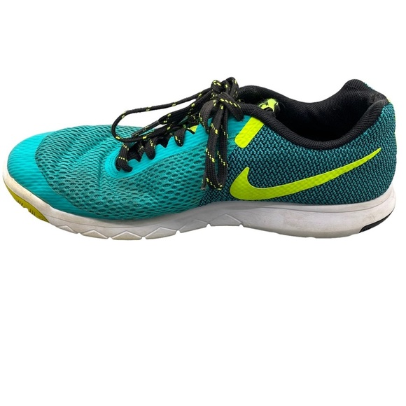 NIKE Flex‎ Experience RN5 teal and lime running shoes - Picture 3 of 11